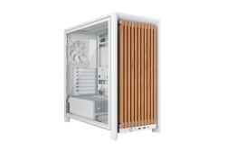 CORSAIR Geh Midi FRAME 4000D RS Wood Mid-Tower, White/Oak
