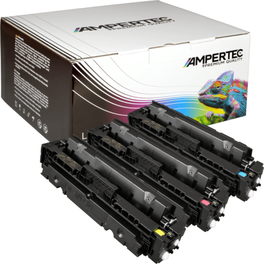 3 Ampertec Toner ersetzt HP CF252XM 410X Multipack CMY