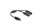 DELOCK DL4 Solar Splitter Kabel 2xST > 1xBU 30cm schwarz