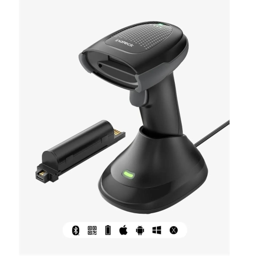 inateck Barcodescanner Pro 170B Black Kit Wireless 1D 2D