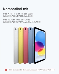 Inateck N0029 black 360° Bluetooth-Tastatur-Hülle iPad 11