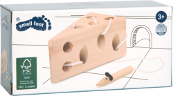 Fädelspiel Käse und Maus