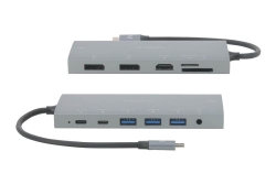 Mobilis USB-C Docking Station 12 in 1 100 W Max