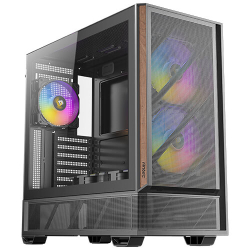 Antec Geh Mid P30 ARGB (Wood) ATX/M-ATX/M-ITX o.N. BK retail