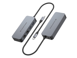 CONCEPTRONIC Adapter USB-C->2xGbE+2xUSB-A3.2 5Gbs 0.30m gr