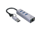 CONCEPTRONIC Adapter USB-C/-A3.0->GbE+3x-A3.0 5Gbs gr
