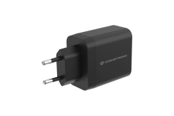 CONCEPTRONIC Ladegerät 2Port GaN USB-C/-A 45WPD3.0/PPS sw