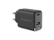 CONCEPTRONIC Ladegerät 2Port GaN USB-C/-A 45WPD3.0/PPS sw
