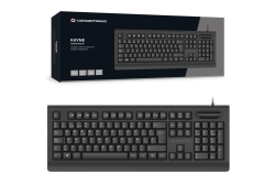 CONCEPTRONIC USB Tastatur +Smart ID-Kartenleser Layout ES sw