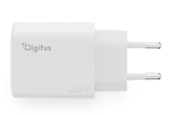 DIGITUS USB-Ladegerät 20W, 1x USB-C, 1x USB-A...