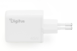 DIGITUS USB-Ladegerät GaN 45W, 1x USB-C, 1x USB-A...