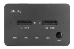 DIGITUS USB M.2 NVMe Klonstation, SSD, USB3.1 Typ-C