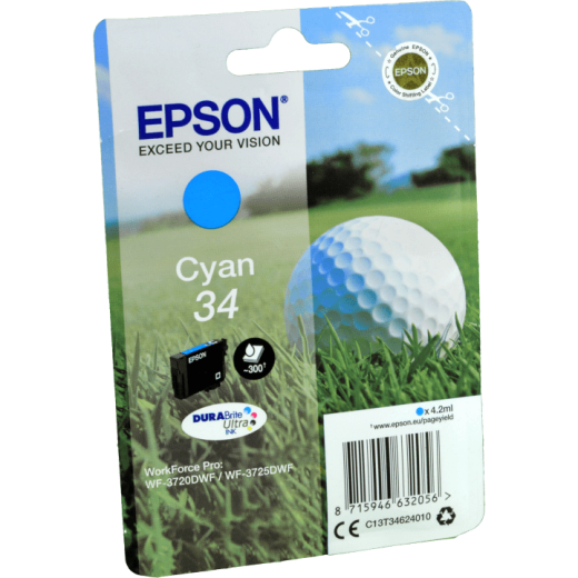 Epson Tinte C13T346240 cyan 34