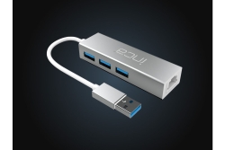 INCA Adapter IUSB-03TX Ethernet > USB und Typ-C 1000Mbit