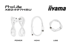 IIYAMA 60.5cm (24) XB2497HSU-W1 16:10 HDMI+DP+2xUSB-C