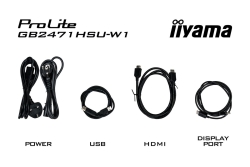 IIYAMA 60.5cm (24) GB2471HSU-W1 16:9 2xHDMI+DP+USB-C IPS