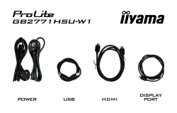 IIYAMA 68.6cm (27) GB2771HSU-W1 16:9 2xHDMI+DP+USB-C