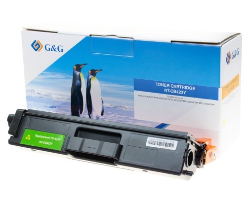 G&G XL-Toner kompatibel mit Brother TN-423Y Gelb