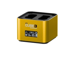 Hähnel Doppelladegerät Pro Cube 3 - Nikon mit LCD-Display retail