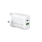MediaRange Ladegerät 25W 2-Port 1x USB-A/1x USB-C UK GaN, ws
