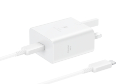 Samsung Galaxy Power Adapter USB Type C 45W White w/Cable