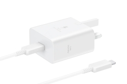 Samsung Galaxy Power Adapter USB Type C 45W White w/Cable