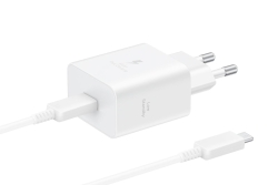 Samsung Galaxy Power Adapter USB Type C 45W White w/Cable