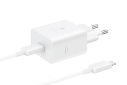 Samsung Galaxy Power Adapter USB Type C 45W White w/Cable