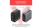 Verbatim Mini GaN Charger 3 Port 100W w Display (EU/UK/US)