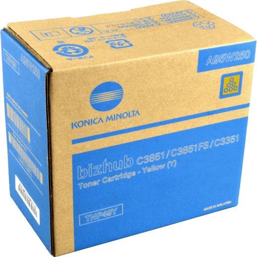 Konica Minolta Toner TNP-49Y A95W250 yellow