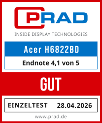 Acer Beamer H6822BD 4000 Lumen DLP 3D Ready & HDMI 3D white