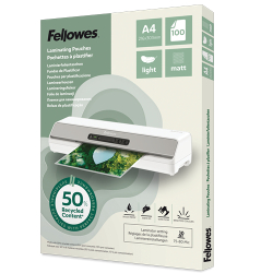 Fellowes Laminierfolie A6 Light Matt 100er Pack