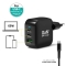 Port USB-C Ladegerät GaN 65W USB-C/A Schnellladegerät PD