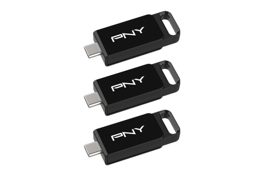 USB-Stick 128GB PNY Elite USB 3.2 TYPE-C retail 3-Pack