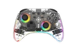 Deltaco Controller 2 C Taste RGB Wireless transparent Switch