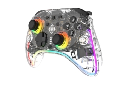 Deltaco Controller 2 C Taste RGB Wireless transparent Switch