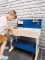 Kinderwerkbank Blau mit Zubehör