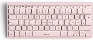 inateck Keyboard BT QWERTZ pink