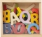 Bunte Magnetbuchstaben „Educate“