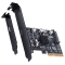 GRAUGEAR Erweiterungskarte USB-C 3.2 Gen2x2 PCIe-x4-Karte