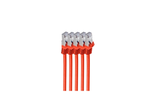 Shiverpeaks RJ45 Patchkabel S/FTP, Cat7 VE5, 5m rot