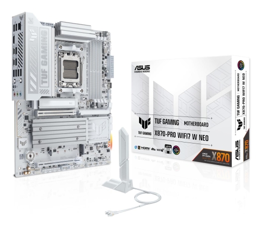 ASUS TUF GAMING X870-PRO WIFI7 W NEO (AMD,AM5,DDR5,ATX)