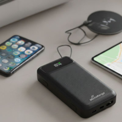 MediaRange Powerbank 20000mAh USB-C LC-Display Quickcharge