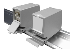 Equip Keystone-Koppler geschirmt Cat6A 1xRJ45 DIN gr