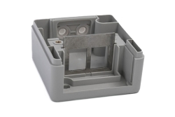 Equip Aufputzdose 2-Port Keystone ungeschirmt outdoor grau