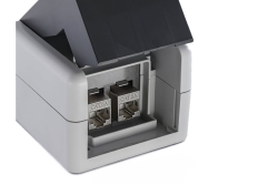 Equip Aufputzdose 2-Port Keystone ungeschirmt outdoor grau