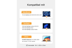 inateck Laptoptasche 14 Zubehörtasche...