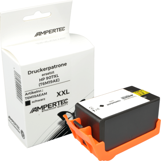 Ampertec Tinte ersetzt HP T6M19AE 907XL schwarz