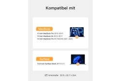inateck Laptoptasche 13 mit Zubehörtasche...