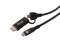 Equip Adapter USB-C->USB-C+HDMI PD100W 4K/ 60Hz 3.00m Alu.